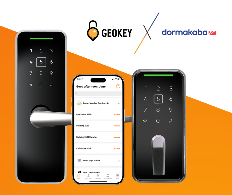 Geokey Partners with dormakaba to Bring Safety and Convenience to Multifamily, Student Housing Properties